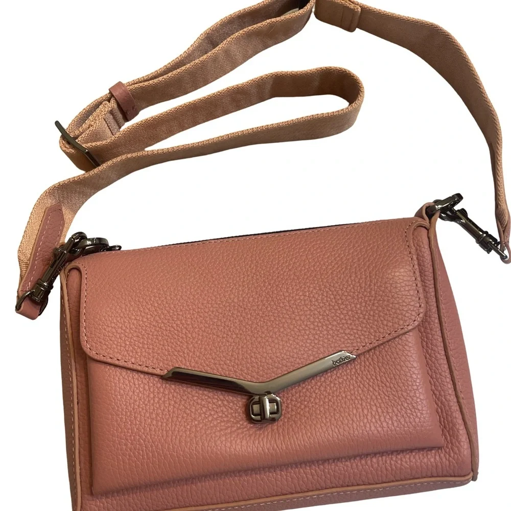 Botkier New York Leather Crossbody Bag with Two Straps